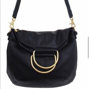 Beautiful & Timeless Black Foley & Corinna Fold-Over Hand Bag